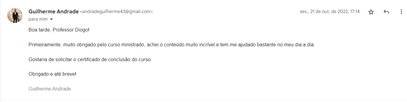 Depoimento Guilherme